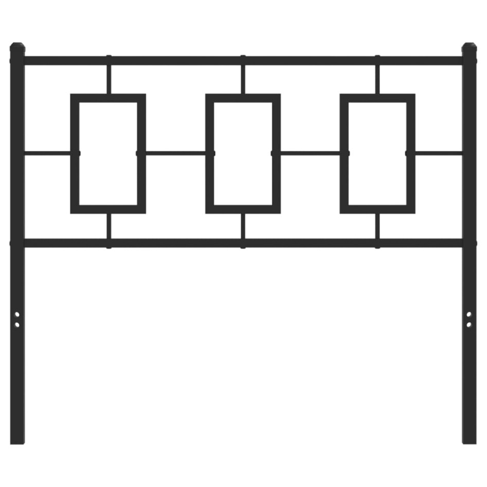 Cabecero de metal negro 100