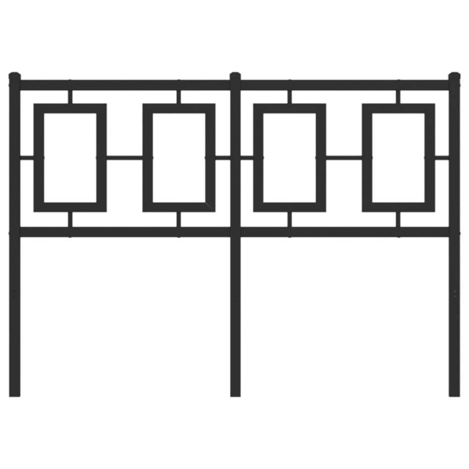 Cabecero de metal negro 120