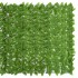 Pantalla de balcón de hojas verde 200x150