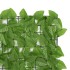 Pantalla de balcón de hojas verde 200x150