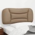 Cabecero de cama acolchado cuero sintético capuchino 80