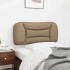 Cabecero de cama acolchado cuero sintético capuchino 80