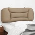 Cabecero de cama acolchado cuero sintético capuchino 100