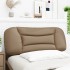 Cabecero de cama acolchado cuero sintético capuchino 100