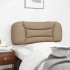 Cabecero de cama acolchado cuero sintético capuchino 100