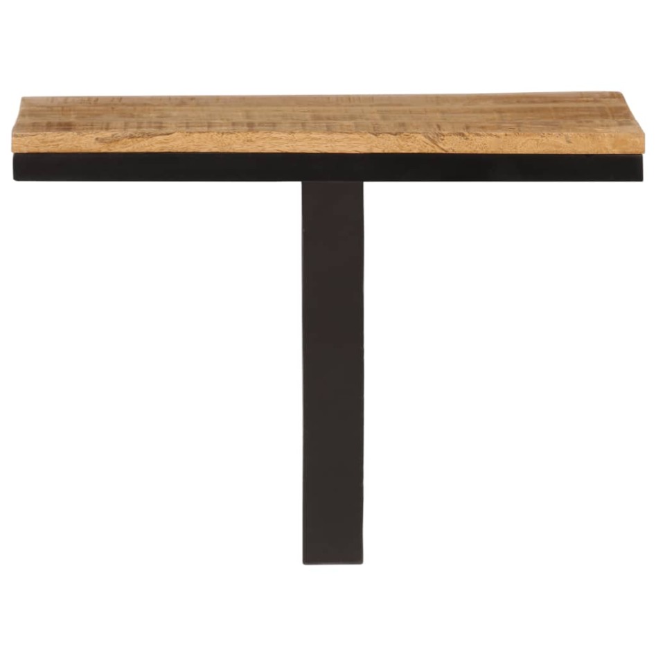 Estante de pared madera maciza de mango y hierro 40x30x32