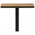 Estante de pared madera maciza de mango y hierro 40x30x32