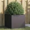 Jardinera acero negro 42x40x39 cm