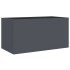 Jardinera acero gris antracita 62x30x29