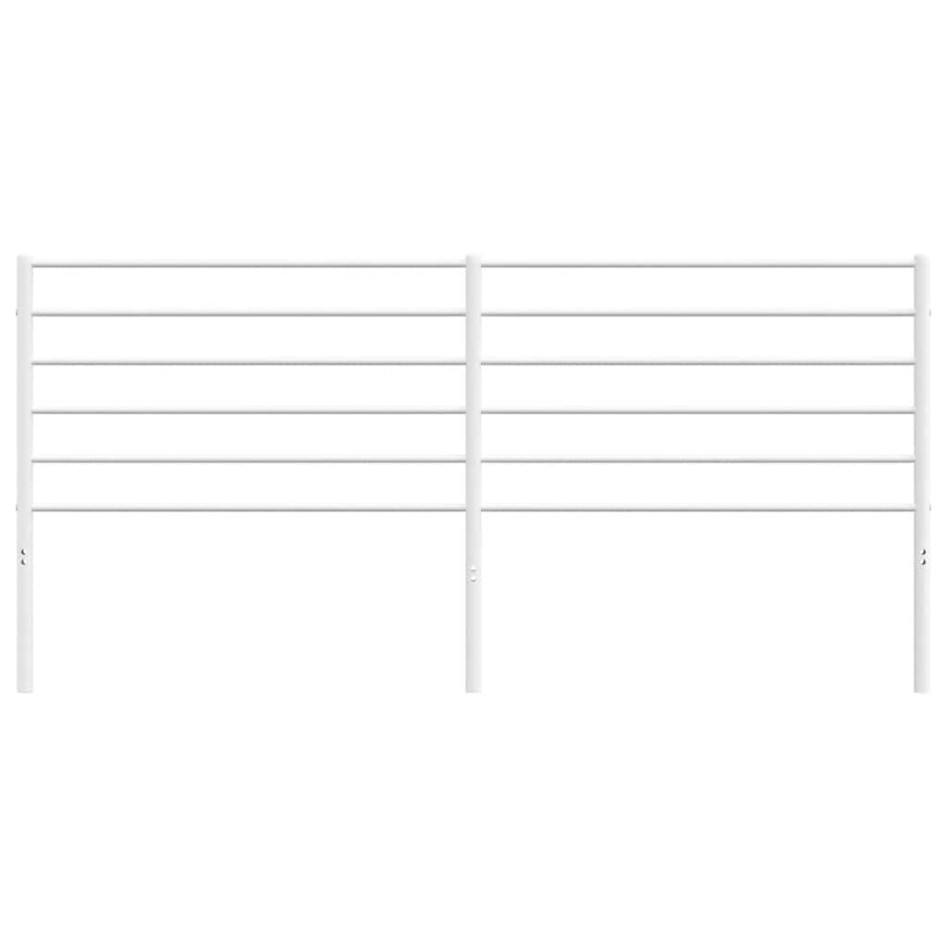 Cabecero de metal blanco 200