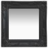 Espejo de pared estilo barroco negro 40x40