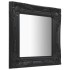 Espejo de pared estilo barroco negro 40x40