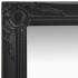 Espejo de pared estilo barroco negro 40x40