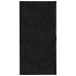 Alfombra peluda de pelo largo moderna PAMPLONA negra 100x200