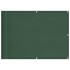 Pantalla de balcón 100% poliéster Oxford verde oscuro 75x800