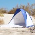 Tienda de playa 185T poliéster azul celeste 268x223x125