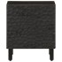 Mesita de noche de madera maciza de mango negra 40x33x46