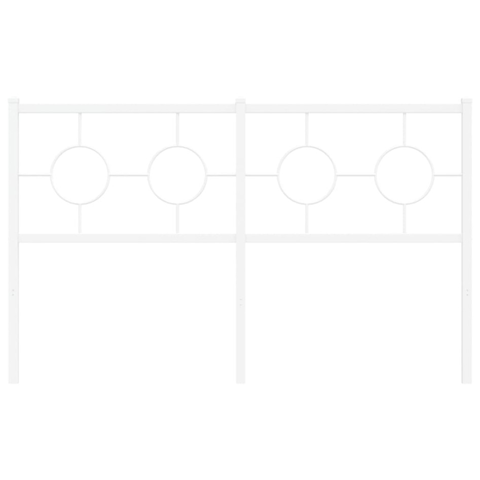 Cabecero de metal blanco 135