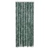 Cortina antimoscas chenilla verde y blanco 56x200