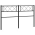 Cabecero de metal negro 135