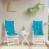 Cojines para silla con respaldo alto 2 uds tela Oxford