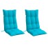 Cojines para silla con respaldo alto 2 uds tela Oxford
