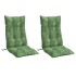 Cojines silla respaldo alto 2 uds tela Oxford estampado