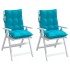 Cojines de silla de respaldo bajo 2 uds tela Oxford