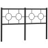 Cabecero de metal negro 160