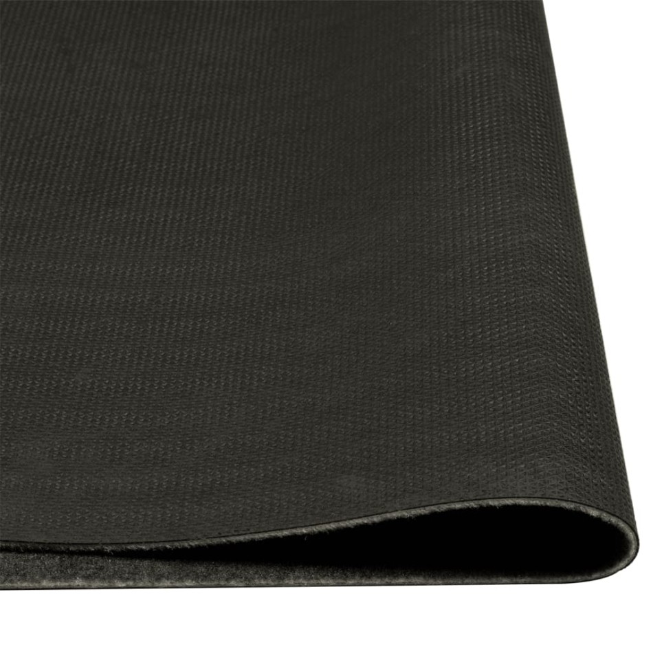 Alfombra de cocina lavable terciopelo vino gris 60x180