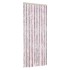 Cortina antimoscas chenilla gris plateado y rosa 56x185