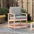 Silla de jardín madera maciza Douglas 62x56x77