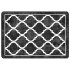 Alfombra lavable antideslizante negro y blanco 120x180