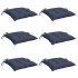Cojines para silla 6 uds tela Oxford azul marino 50x50x7