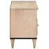 Mueble de TV madera maciza de mango 100x33x46