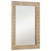 Espejo de baño madera maciza de acacia y vidrio 50x70x2,5 cm