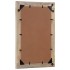 Espejo de baño madera maciza de acacia y vidrio 50x70x2,5