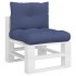 Set de cojines para sofá de palets tela azul marino 60x38x13