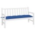 Cojín para banco de jardín tela Oxford azul real 150x50x7