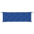 Cojín para banco de jardín tela Oxford azul real 150x50x7
