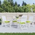 Cojines de silla de jardín 6 uds tela Oxford verde 40x40x7