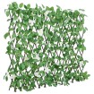 Enrejado valla expansible de hiedra artificial verde 186x30 cm