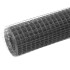 Alambrada de gallinero acero revestimiento PVC gris 10x1,5