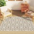 Alfombra interior exterior antideslizante pelo corto 120x180