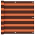 Toldo para balcón tela oxford naranja y marrón 90x600