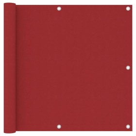 Toldo para balcón tela oxford rojo 90x600