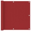 Toldo para balcón tela oxford rojo 90x600 cm