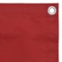 Toldo para balcón tela oxford rojo 90x600