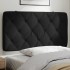 Cabecero de cama acolchado terciopelo negro 100