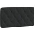 Cabecero de cama acolchado terciopelo negro 100